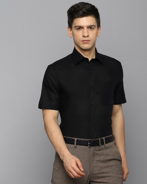 louis philippe black shirt