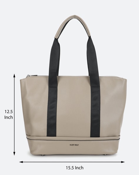 Buy Allen Solly Black Solid Handheld Bag - Handbags for Women 8362259 |  Myntra