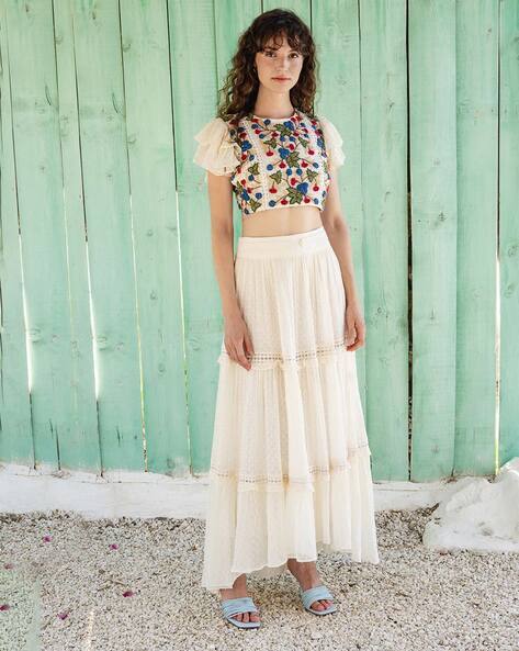 Buy Shruti Sancheti Floral Embroidered 