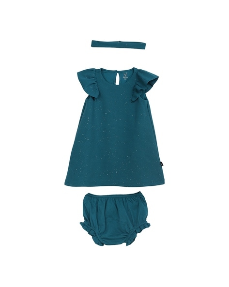 Buy Green Dresses Frocks for Girls by ALLEN SOLLY Online Ajio