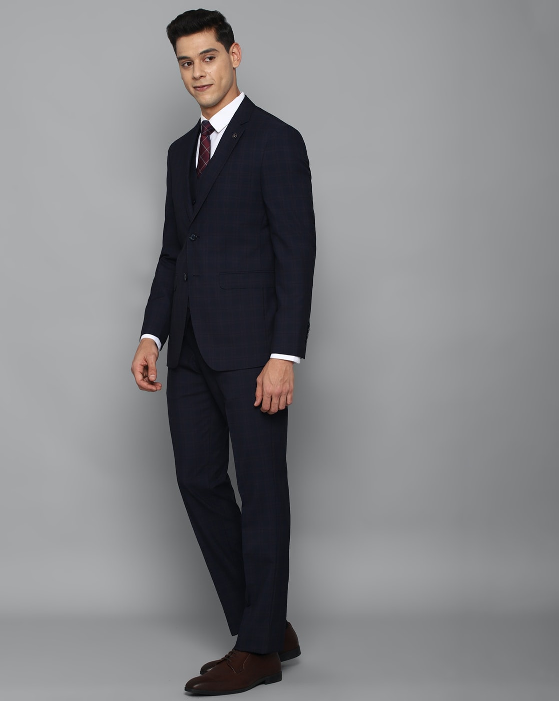 Buy Navy 3P-Suit Sets for Men by ALLEN SOLLY Online 