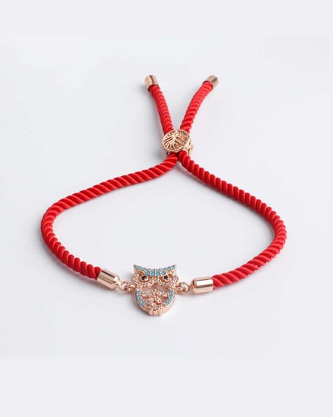 Buy UBERSWEET® Decorative Love Owl Bracelet Rope Wristband Bear Heart Love  Set | at Amazon.in