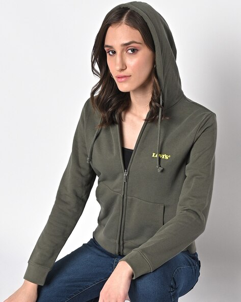 Buy Olive Sweatshirt & Hoodies for Women by LEVIS Online 
