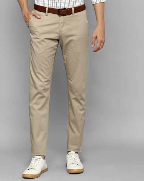 Allen Solly Trousers  Chinos Allen Solly Navy Trousers for Men at  Allensollycom