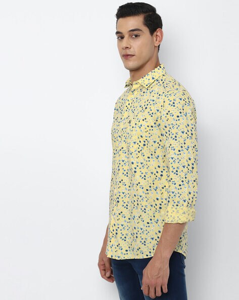 Buy Yellow Shirts for Men by ALLEN SOLLY Online