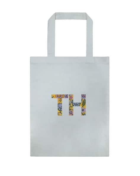 Typographic Print Tote Bag