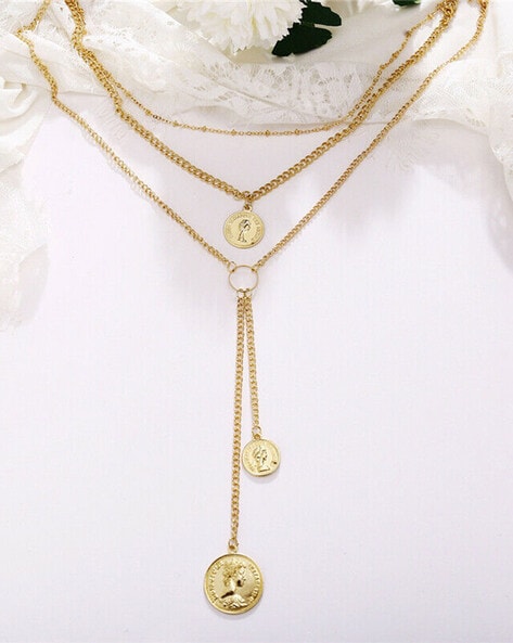 Buy Gold-Toned Necklaces & Pendants for Women by The Pari Online