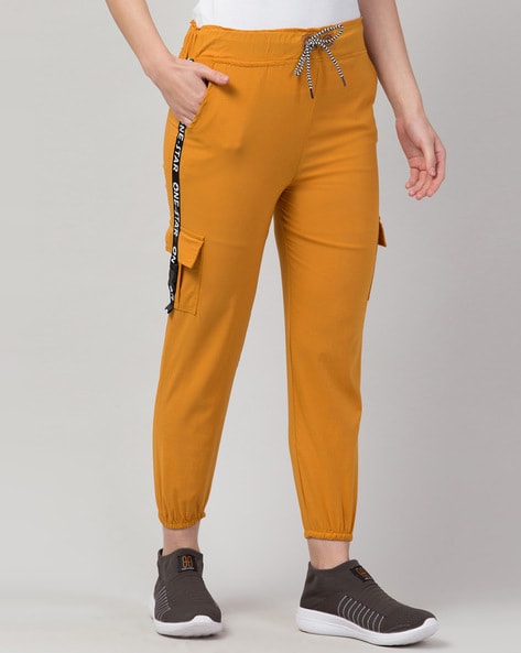 Buy Mustard Trousers & Pants for Women by IUGA Online