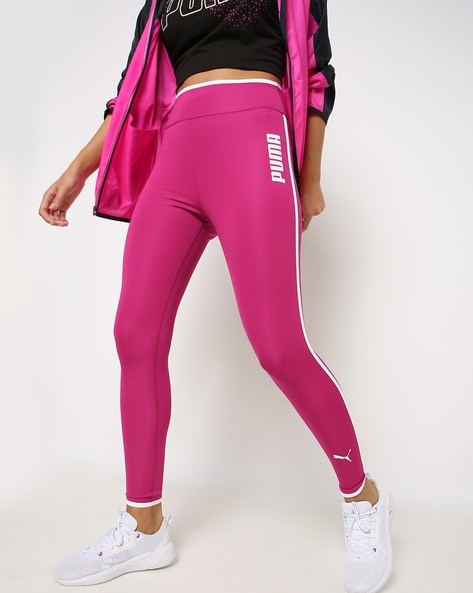 Buy Pink Leggings for by Puma | Ajio.com