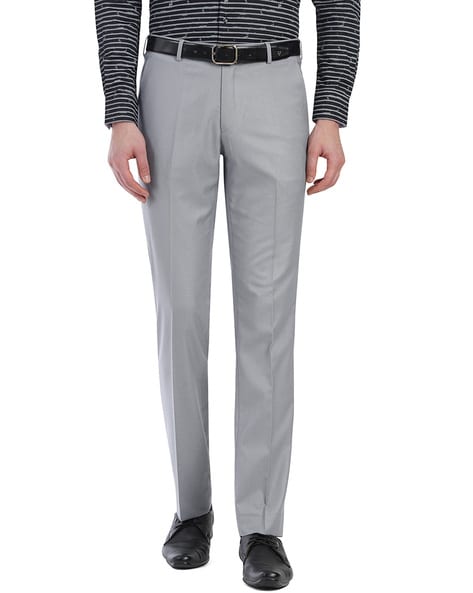 Buy Blue Trousers & Pants for Men by Mr Button Online | Ajio.com