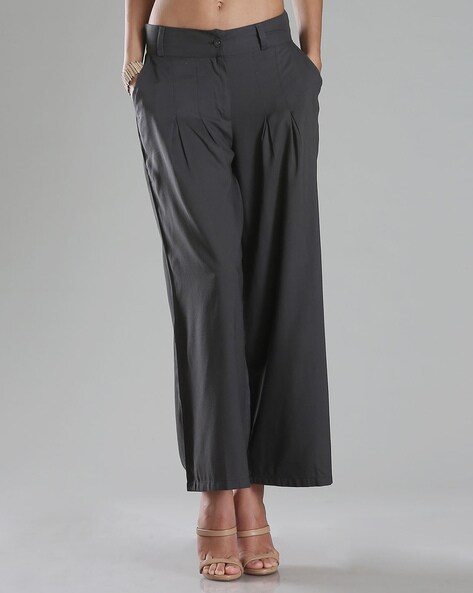 Pleat-Front Pants with Insert Pockets Price in India