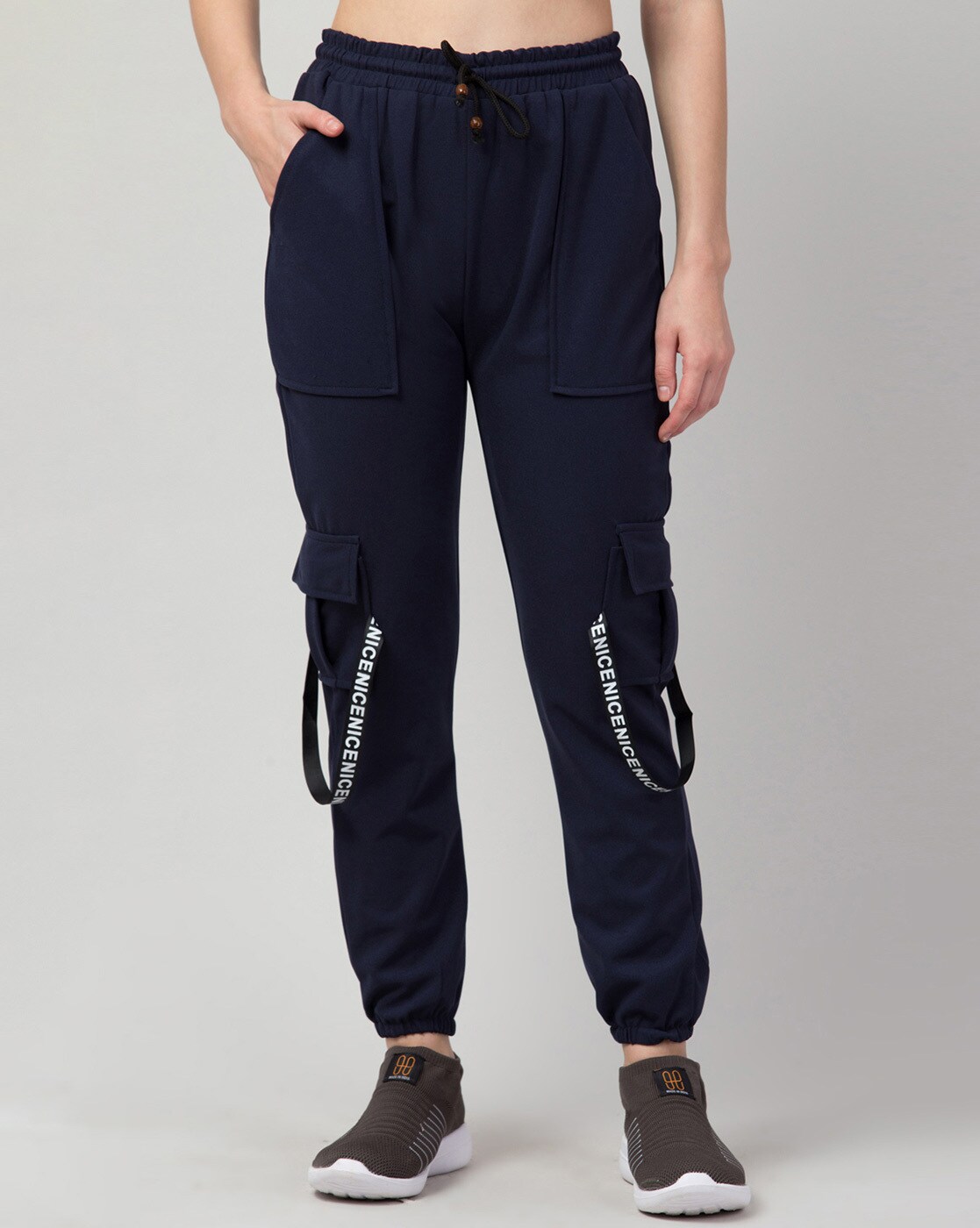 IUGA Relaxed Women Blue Trousers - Buy IUGA Relaxed Women Blue Trousers  Online at Best Prices in India