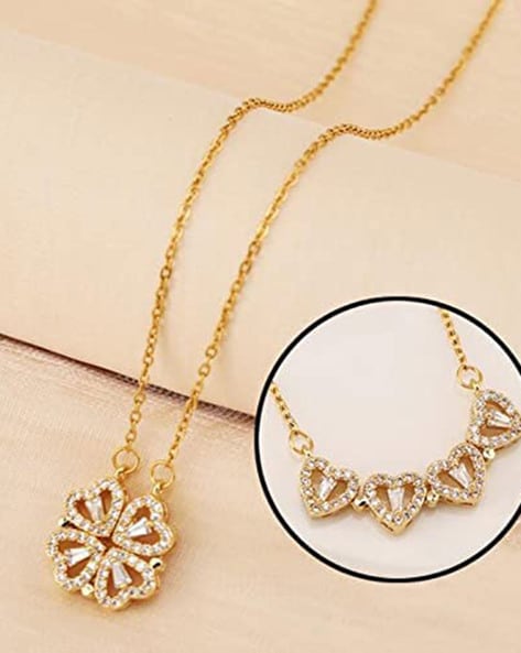 Buy Gold-toned Necklaces & Pendants for Women by The Pari Online