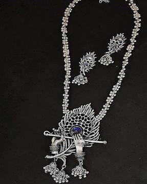Buy Silver-Toned Necklaces \u0026 Pendants 