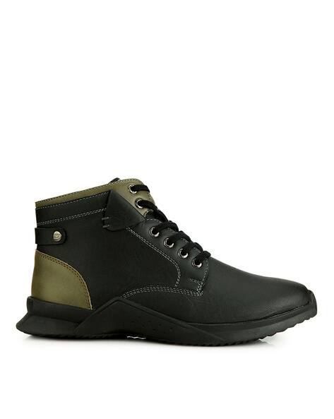 Buy Green Boots for Men by ID Online 
