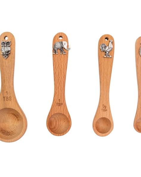 Chumbak Wooden Measuring Spoon Set