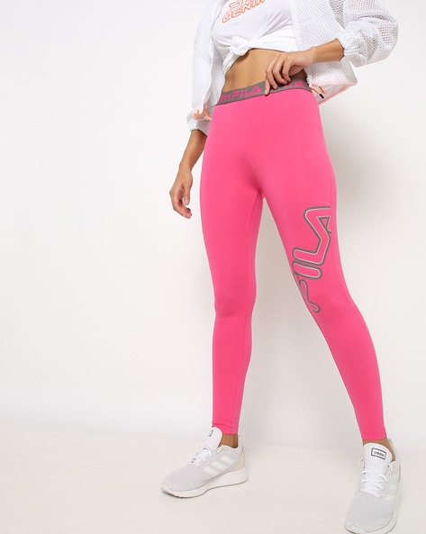 Pink discount fila pants