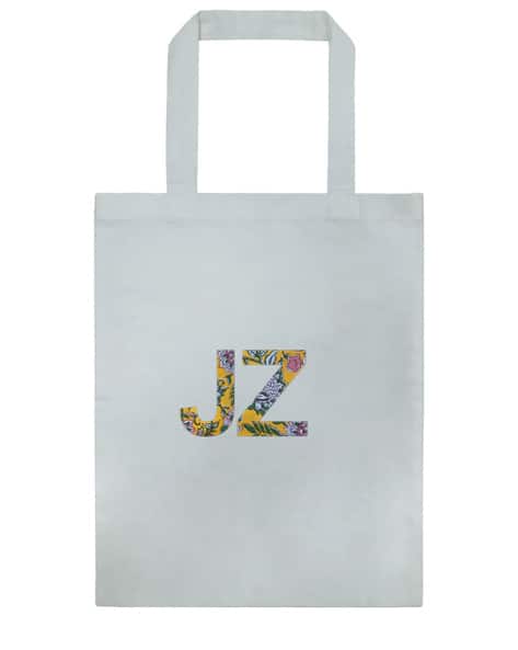 Typographic Print Tote Bag