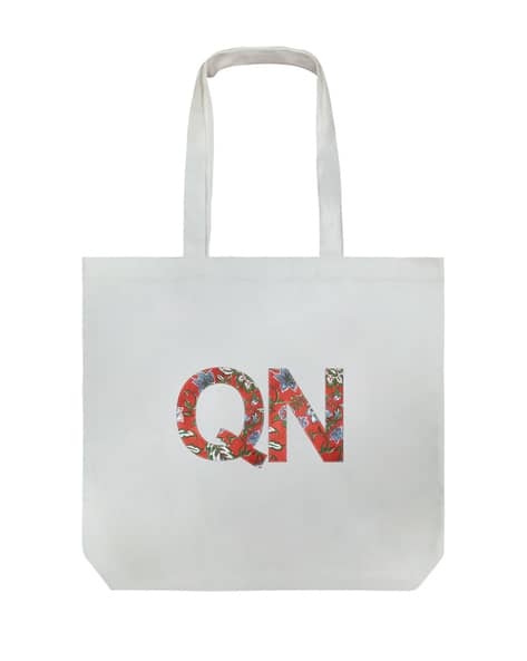 Typographic Print Tote Bag