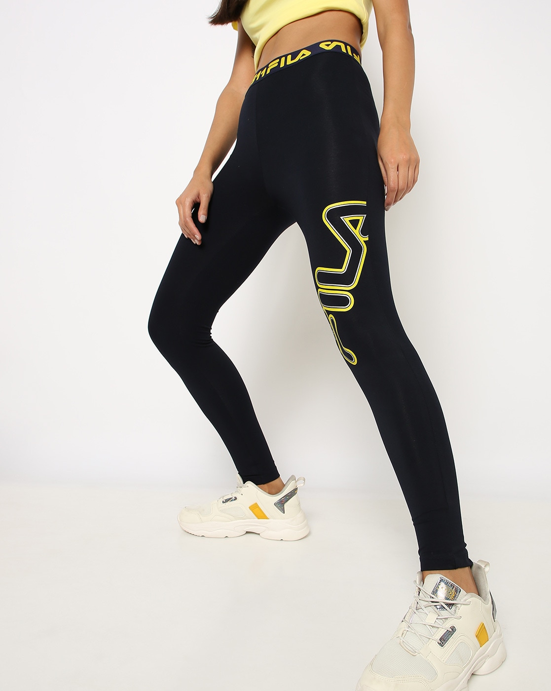 Buy Blue Track Pants for Women by FILA Online