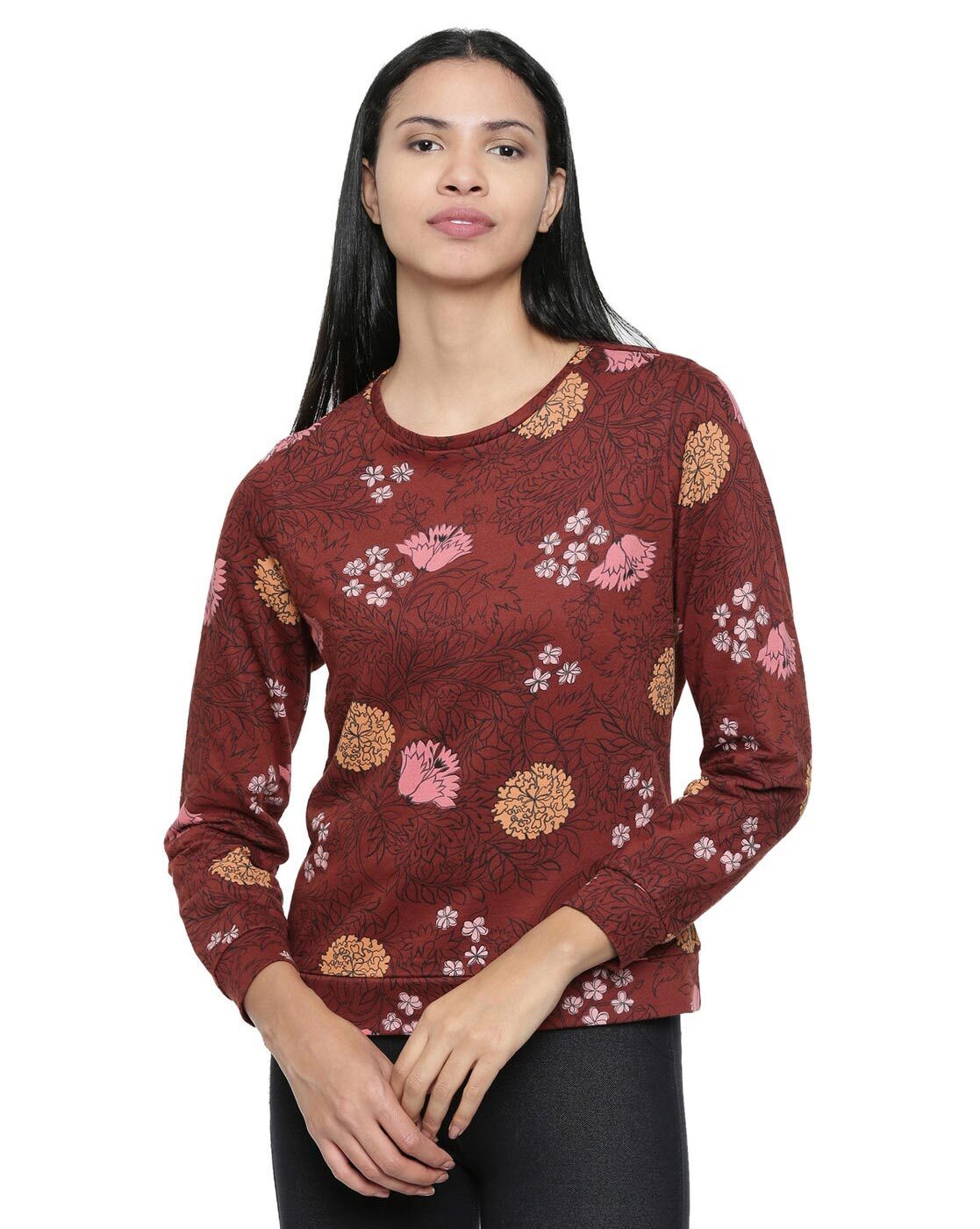 Buy Brown Sweatshirt Hoodies for Women by CHUMBAK Online Ajio