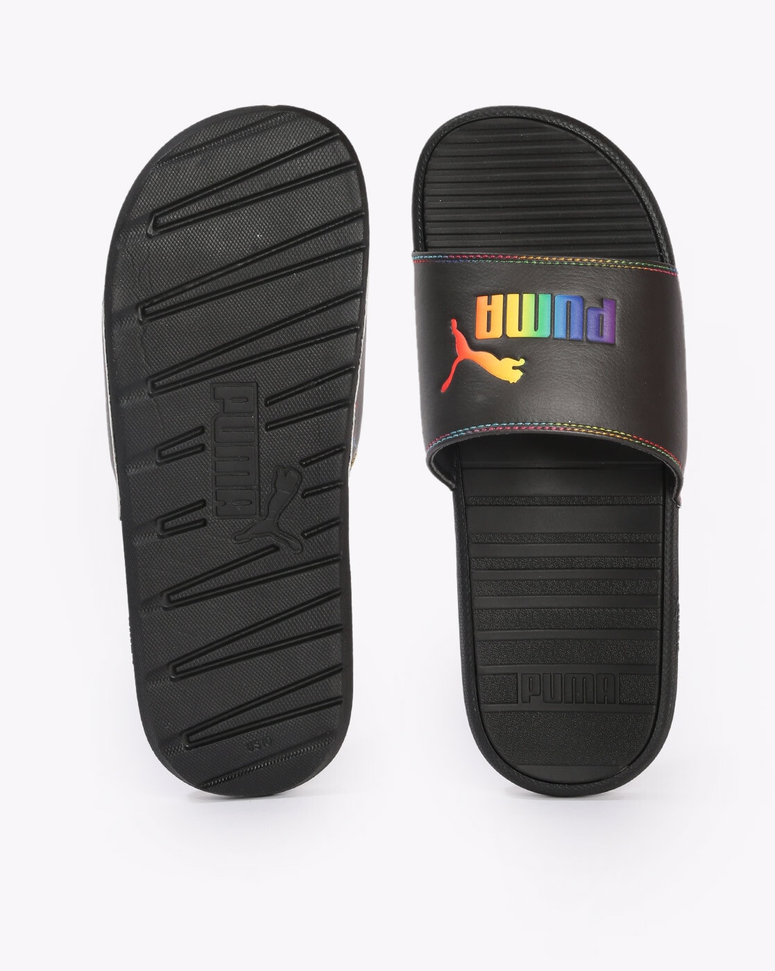 Buy Black Sandals for Men by Puma Online Ajio