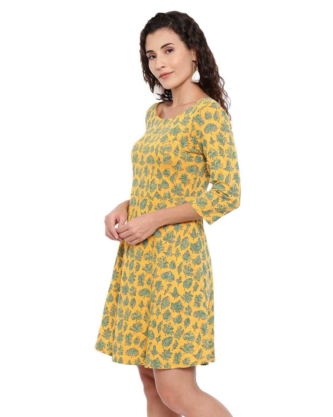 chumbak yellow dress