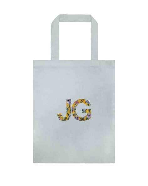 Typographic Print Tote Bag