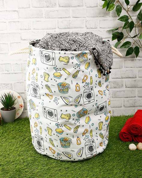 Buy Winner Multicolor Print Round Folding Laundry Bag 36 x 42 cm (SLB1060)  Online at Best Prices in India - JioMart.