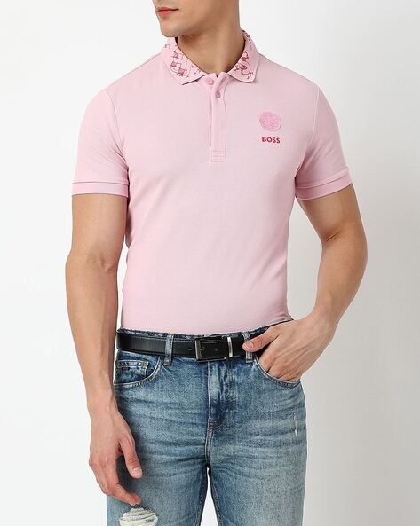 BOSS - Polo shirt with embroidered logo