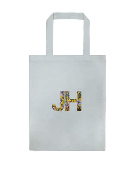 Typographic Print Tote Bag