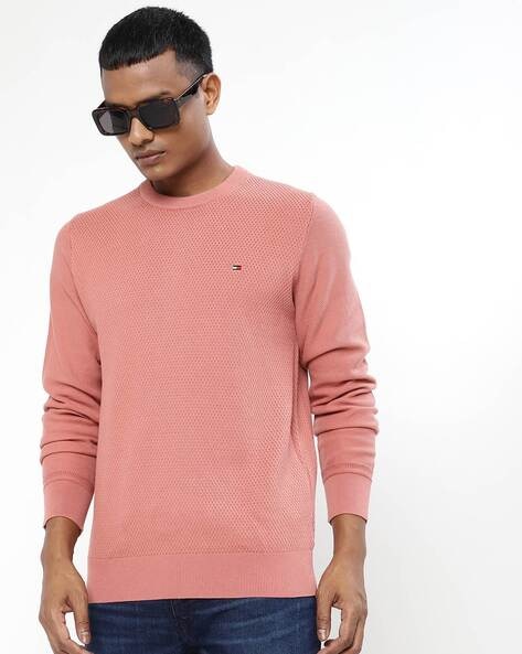 Tegenwerken Filosofisch Acquiesce Buy Pink Sweaters & Cardigans for Men by TOMMY HILFIGER Online | Ajio.com