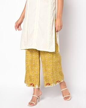 w Printed Palazzos with Drawstring Waist-picture-30