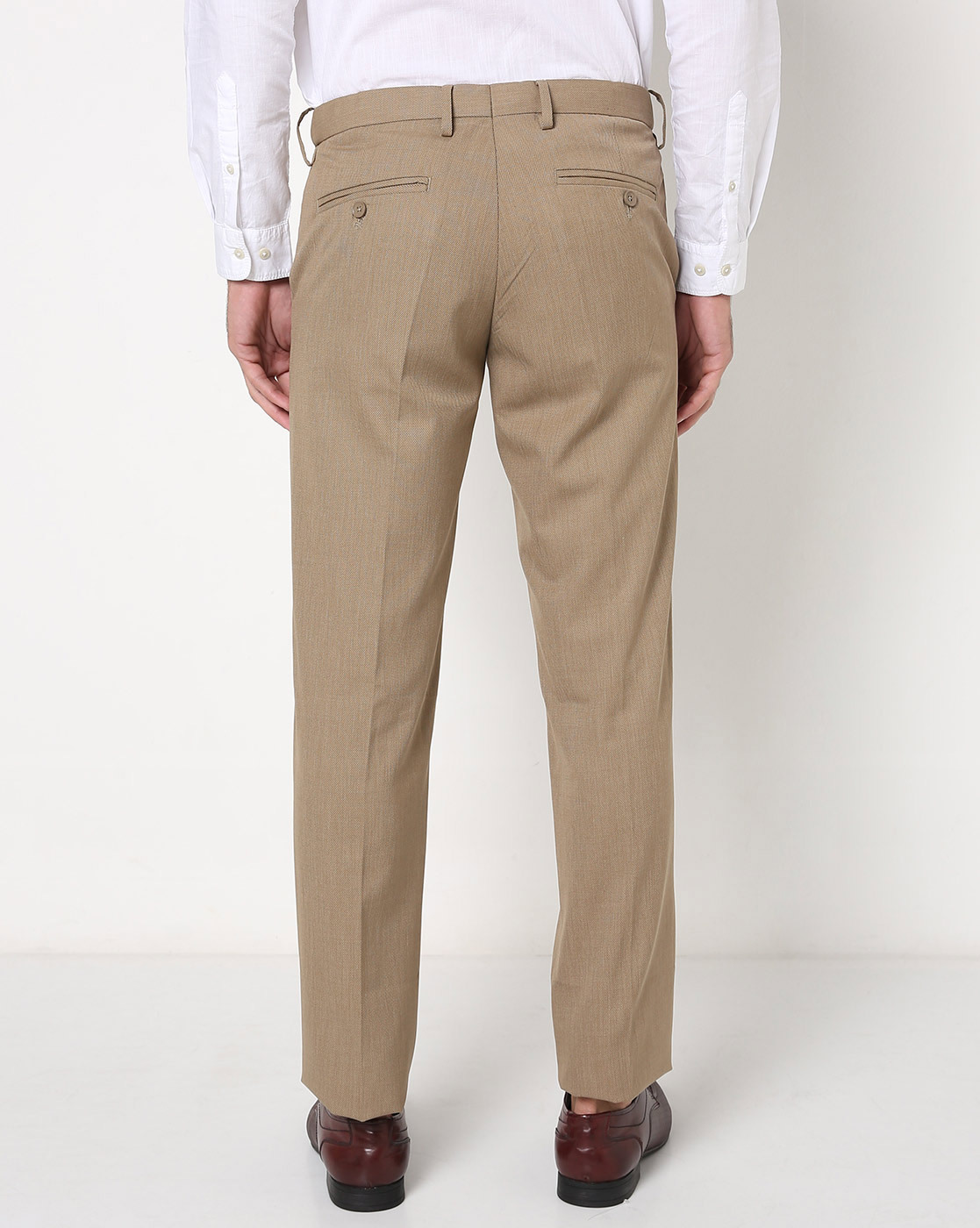 Khaki Relaxed Suit Trousers – Queen Bee Collective