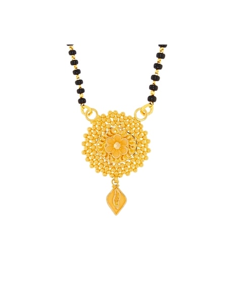 Gold mangalsutra pendant on sale online