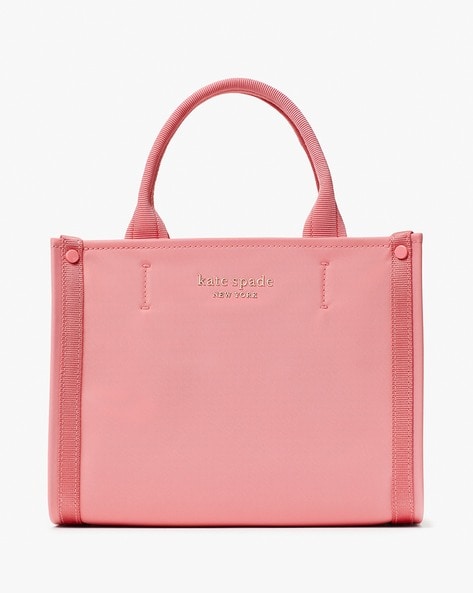 Buy KATE SPADE The Little Better Sam Nylon Mini Tote Bag | Pink Color Women  | AJIO LUXE