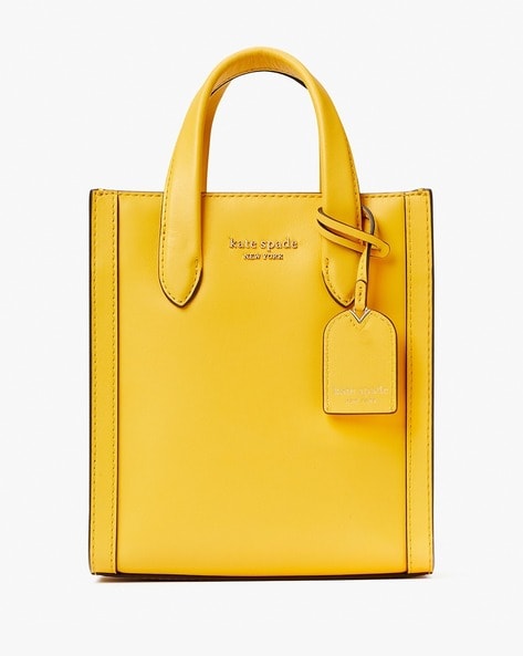 Kate Spade New York Leather Tote - Yellow Totes, Handbags - WKA362540 | The  RealReal