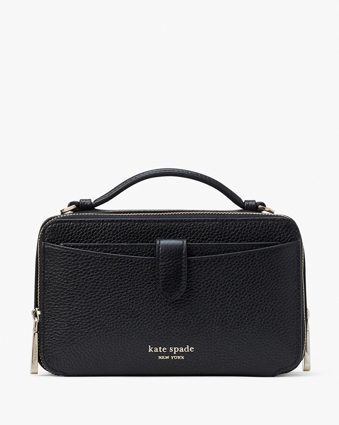 Kate Spade New York Bleecker Saffiano Leather Small Black, Crossbody Bag