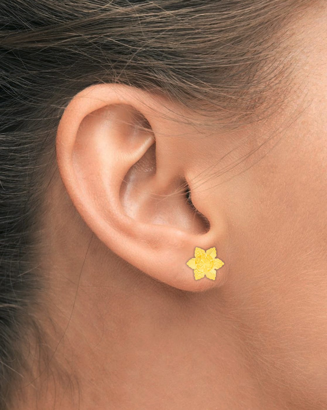 Tiny Secret Studs in 14k Gold | Maison Miru