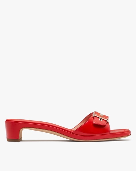 Schutz Puffy Leather Slide Sandals - Fairy - QVC.com