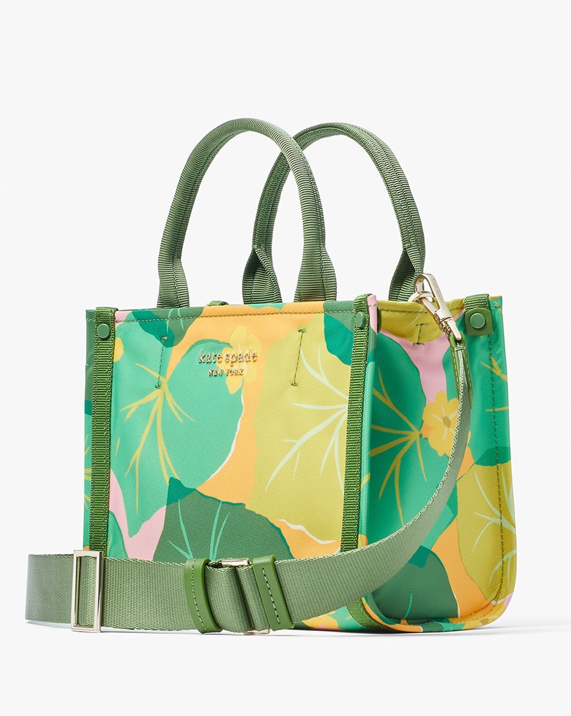 KATE SPADE Green Floral Tote