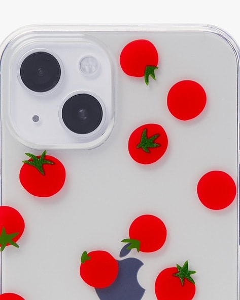 Buy KATE SPADE Roma Tomato iPhone 13 Case | Clear Color Tech | AJIO LUXE