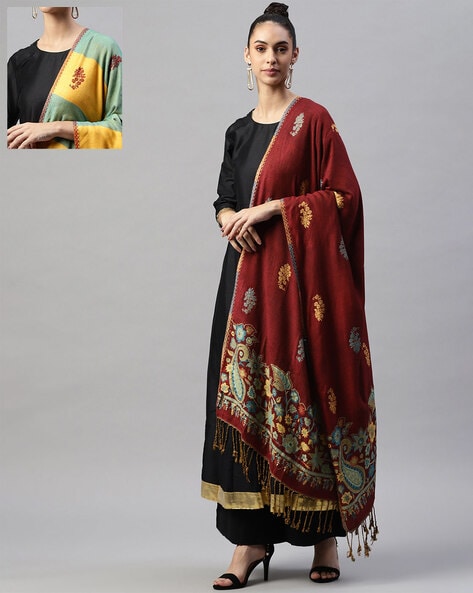 Woven Reversible Shawl Price in India