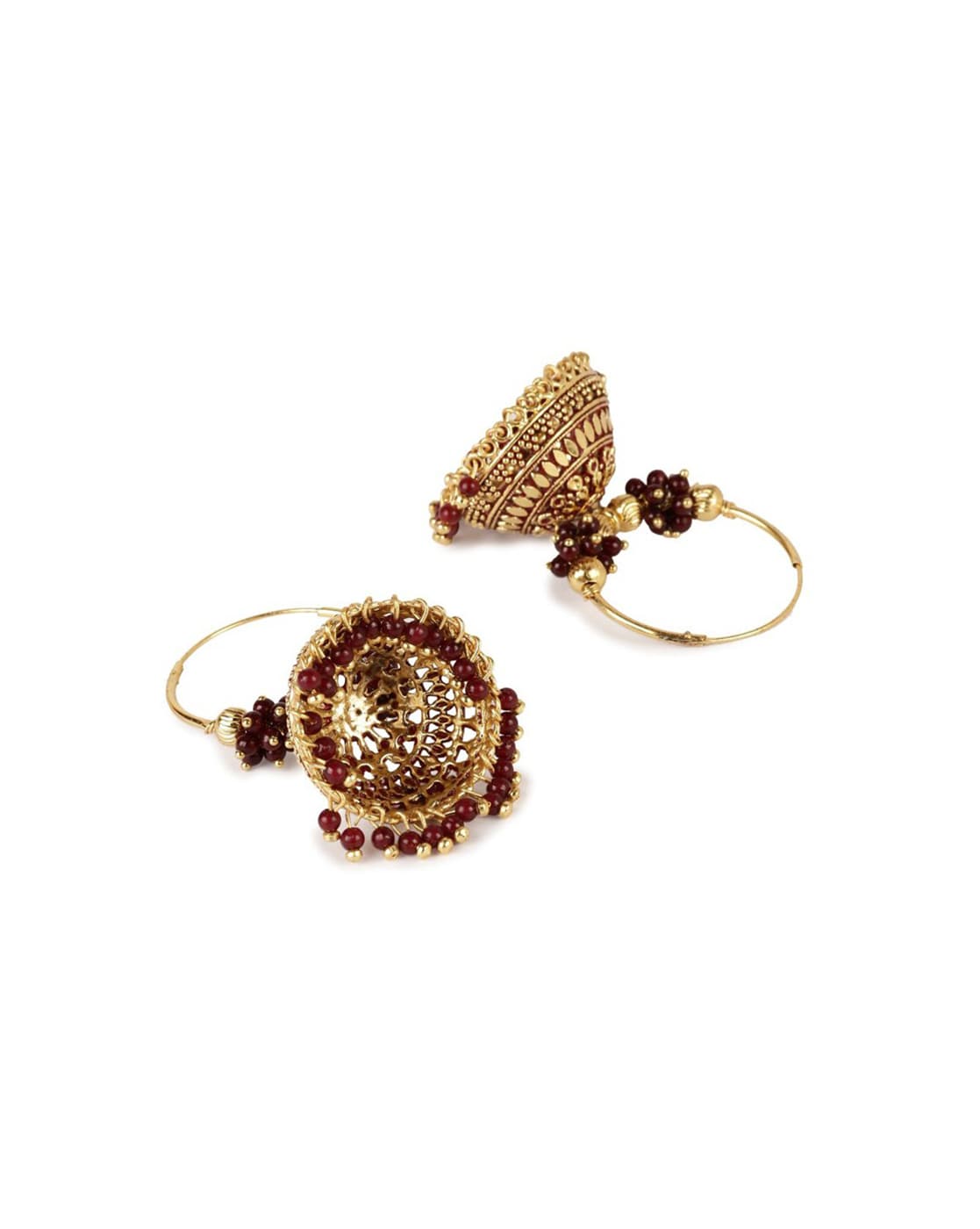 Buy Gold-toned Earrings for Women by The Pari Online