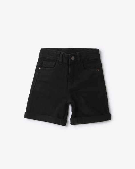 Top more than 78 kids black denim shorts