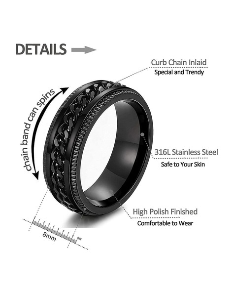 Boys deals black rings