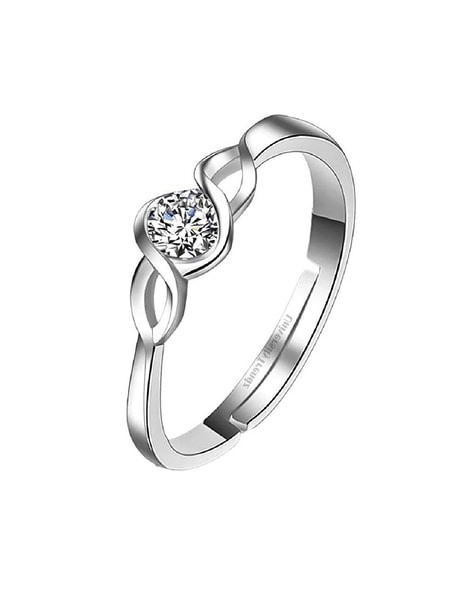 D'Estree Louise Stone-detailing Ring in Metallic