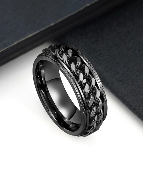 Bellina Latest Design Black Matte With Silver Plated Finger Ring Combo For  Boys And Men Alloy Ring Set Price in India - Buy Bellina Latest Design Black  Matte With Silver Plated Finger