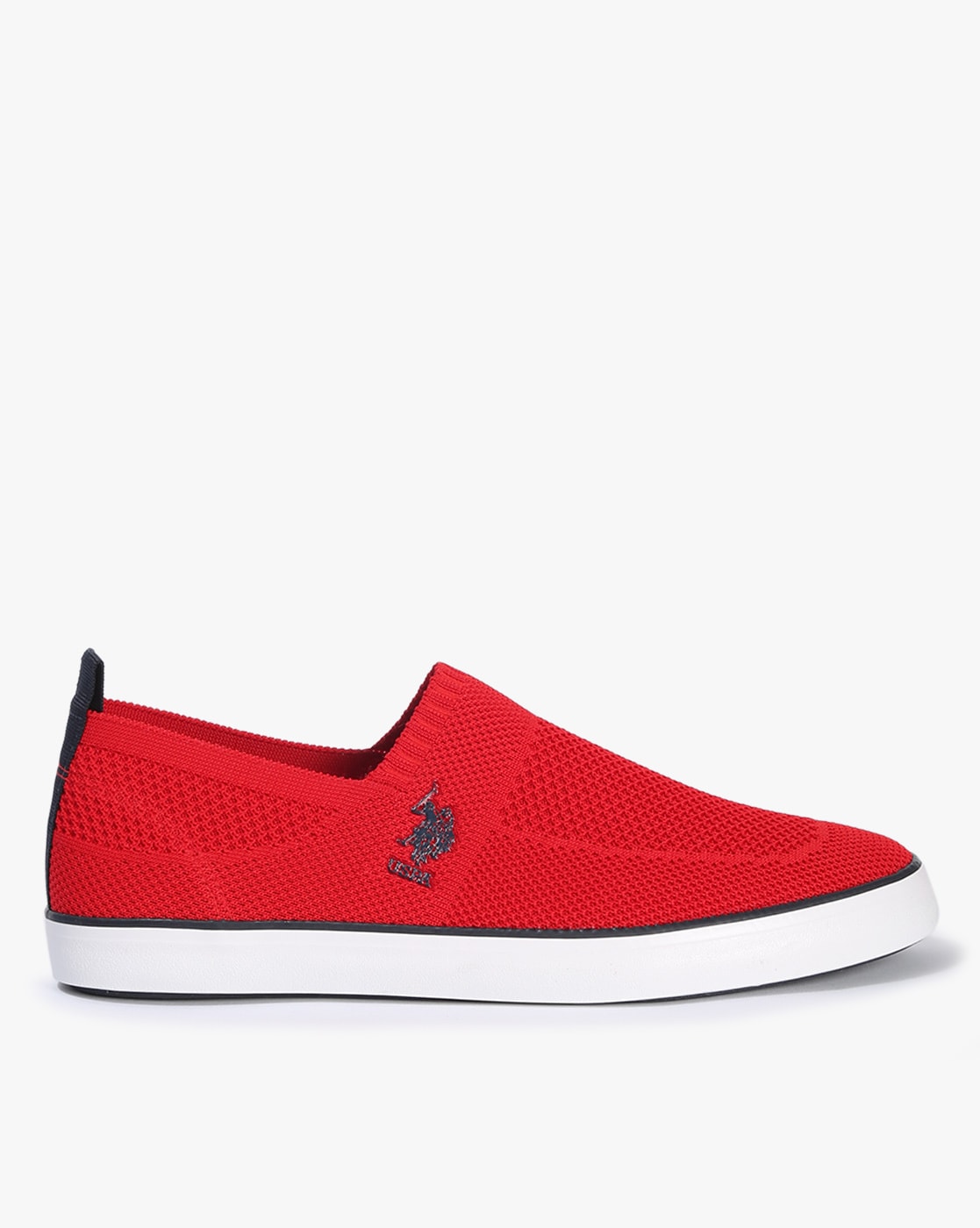 Nwt Polo Ralph Lauren Black/Red P-Wing Sneakers | Unique Style