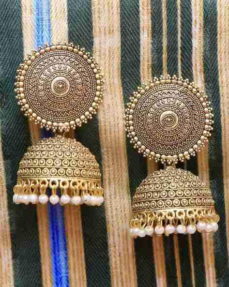 Buy Hari Antique Jhumka Earrings | Tarinika - Tarinika India